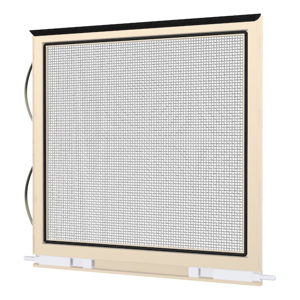 Ritescreen 26.875 in W x 24 in H Double hung Window Screen, DH2, UltraVue Mesh, White DH2-C01-MSUV-L00-H24-W26.875 - main